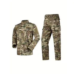Unisex Lightweight Tactical Camo Hunting Combat BDU Uniform Outdoors Suit Set