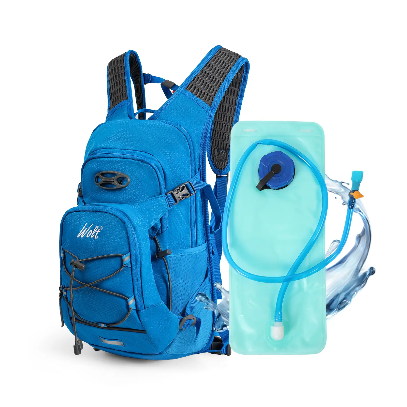 Lightweight Hydropack - 2L Water Bladder Backpack for Men, Easy to Carry for Running, Hiking Adventures, Outdoor Sports Gear