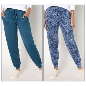 Anybody Regular Lush Jersey Set of Two Joggers