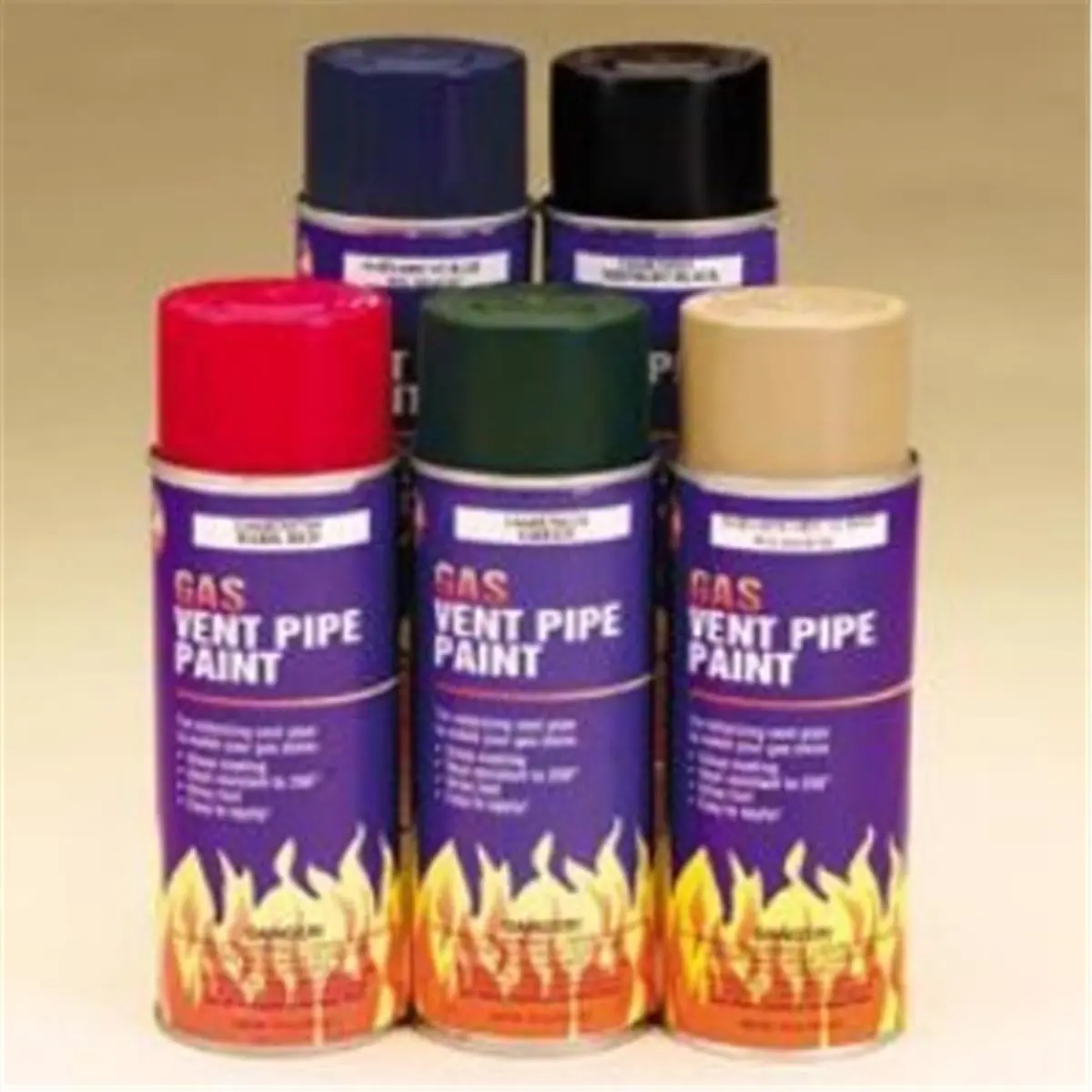 212 MAIN Dries Fast Gas Vent Paint - 64-EN-6676 Formula, 12 oz, Easy to Apply, Compatible with Vermont Castings New Sand Systems