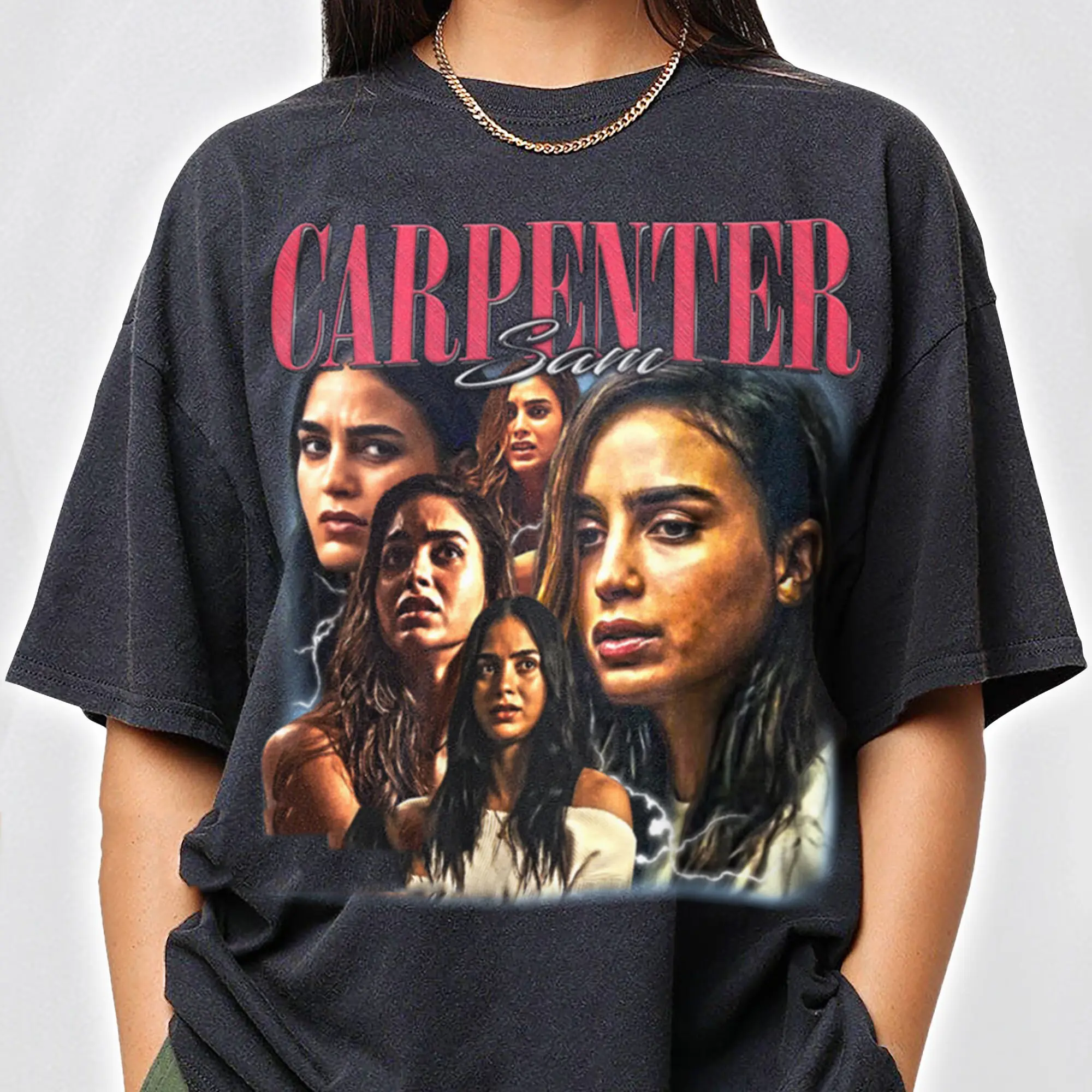 Vintage Sam Carpenter Bootleg Graphic Tee Retro Movie Shirt Aesthetic Streetwear Unisex T-Shirt Gift for Men Women