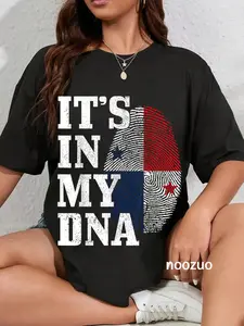 100% Cotton Panama It's In My DNA Panamanian Flag Pride Roots T-Shirt