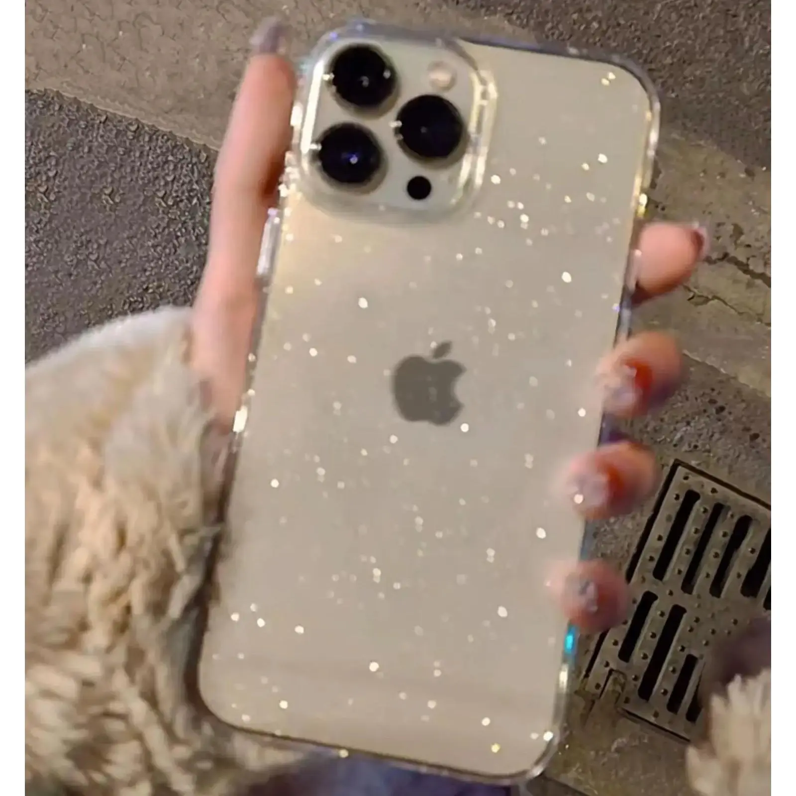 Luxury Bling Glitter Clear Phone Case For iPhone 16 15 14 13 12 11 Pro Max  X XR XS 7 8 Plus Shockproof Transparent Soft Cover Protection Casing -  TikTok Shop