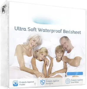 Mattress Protector -  Size Bedsheet - Fitted Machine Washable Bed Sheet -Vinyl Free  Cover Pad - for , Adult,  (1, Full)
