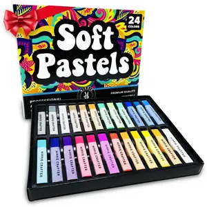 Soft Chalk Pastels 24 Pc
