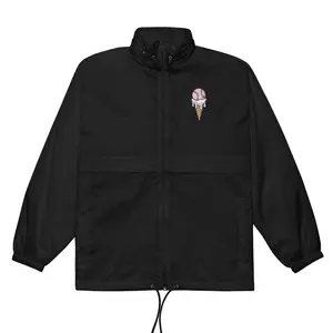 Embroidered Baseball Ice Cream Windbreaker