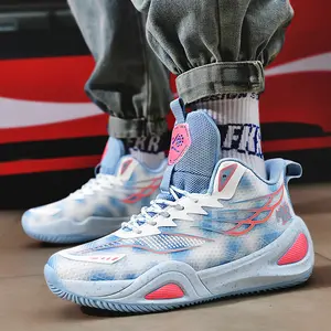 Unisex Basketball Shoes for Women Men Breathable Mesh Non Slip Rubber Sole Lightweight Athletic Sneakers for Indoor Outdoor Court Walking Training