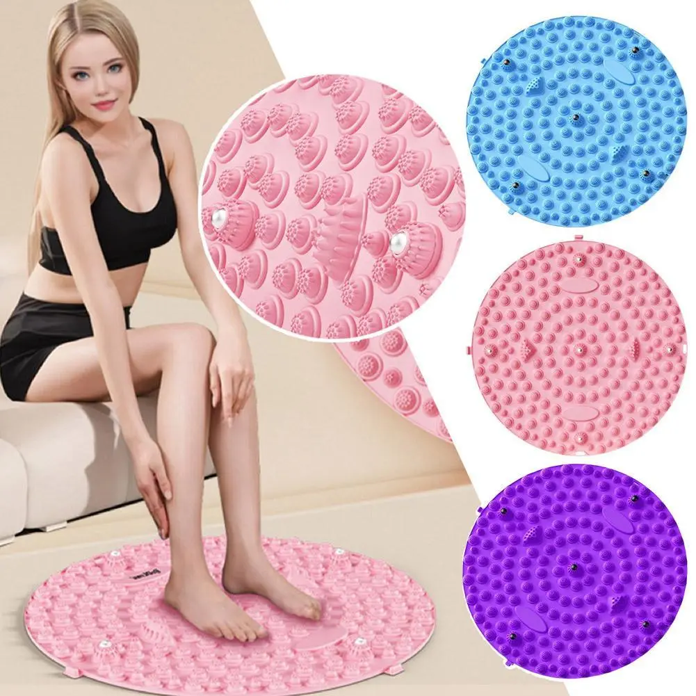 Foot Yoga Massage Acupressure Board Mat Relaxation Walk Feet Anti Mat Stone Pad Fatigue Massage Mat Acupoint