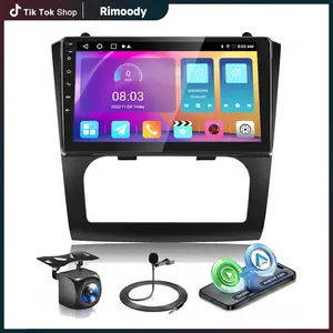 Rimoody 2G+64G Android Car Radio for Nissan Altima 2008 2009 2010 2011 2012, Wireless Carplay Android Auto Car Stereo, 9” IPS Touchscreen with WiFi, GPS, Bluetooth,FM/RDS, Rear Camera(Auto A/C)