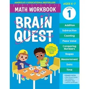 Brain Quest Math Workbook: 1st Grade -- Workman Publishing, Paperback