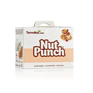 TerraNut Nut Punch 20x 24P Case Snack Flavor - Plant Based Gluten Free Non-GMO Mixed Flavor Cake with Nuts