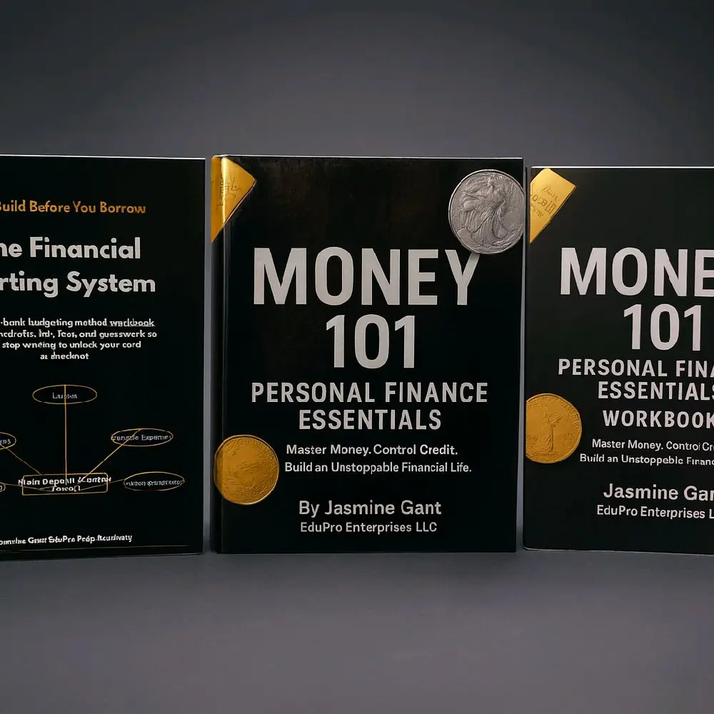 Build Before You Borrow (BBYB) Program Money 101 Textbook and Workbooks Bundle + The Financial Sorting System 6 Bank Budgeting System Workbook & 1 Week Free BBYB Interactive Chat-Based Classroom for Teens and Adults