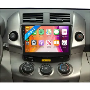 2G+64G Android 15 Car Radio for Toyota RAV4 2007-2011, Rimoody Car Stereo Wireless CarPlay Android Auto GPS Navigation WiFi Mirror Link 9 inch Touchscreen Bluetooth FM/RDS USB + Backup Camera