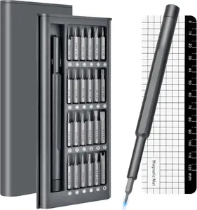 25-in-1 Mini Precision Screwdriver Set: Valentines Day Gifts for Him Small Bit Tool Set Gift Stocking Stuffers for Men Boys,Magnetic Torque Repair Tool Kit for Electronics Watch Eyeglass Ring Doorbell