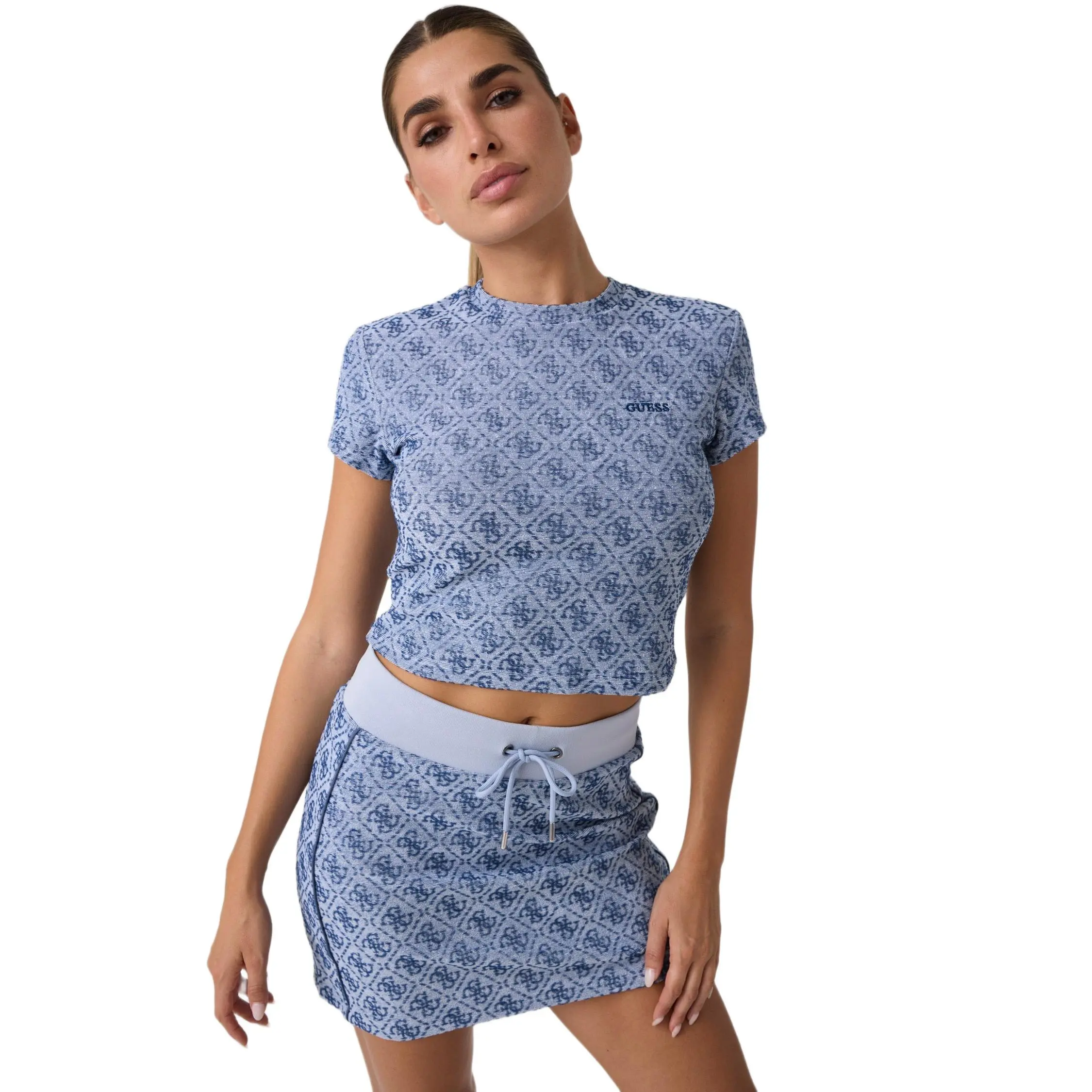GUESS Female 4G logo cropped top