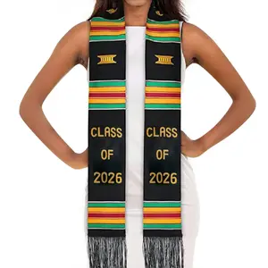 Graduation Stole Class of 2026| Celebrate Culture with the African Graduation Stole Senior 2026 Graduation Sash, Class Of 2026 School Ceremony Decorations
