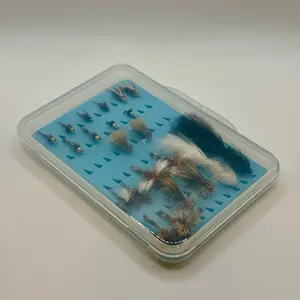 Barts Bugs Trout Fly Assortment - 22 Flies in Fly Box - Includes 10 Dry Flies 10 Nymphs & 2 Streamers for Fly Fishing - Diverse Selection for Any Situation