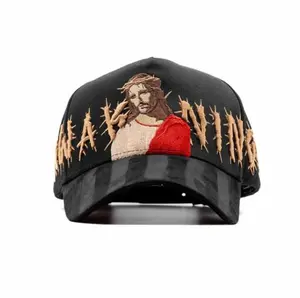 Dandy Hats Rude Awakening Jesus Bold Statement Hat for Edgy Fashion Casual Outings Concerts