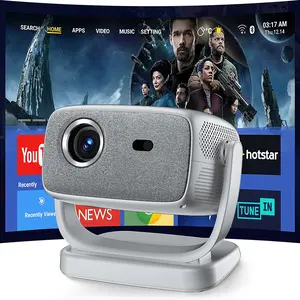 【Mother's Day Gifts】2026 R2-14 Smart Projector, New Year Pick, 800 ANSI Lumens, 4K Decoding, Android 11.0, Dual Wi-Fi 6 Wireless, Bluetooth, Autofocus, 180° Rotation, 150-Inch HD Display, Built-In Audio Speaker, Home Use Home Cinema Projector