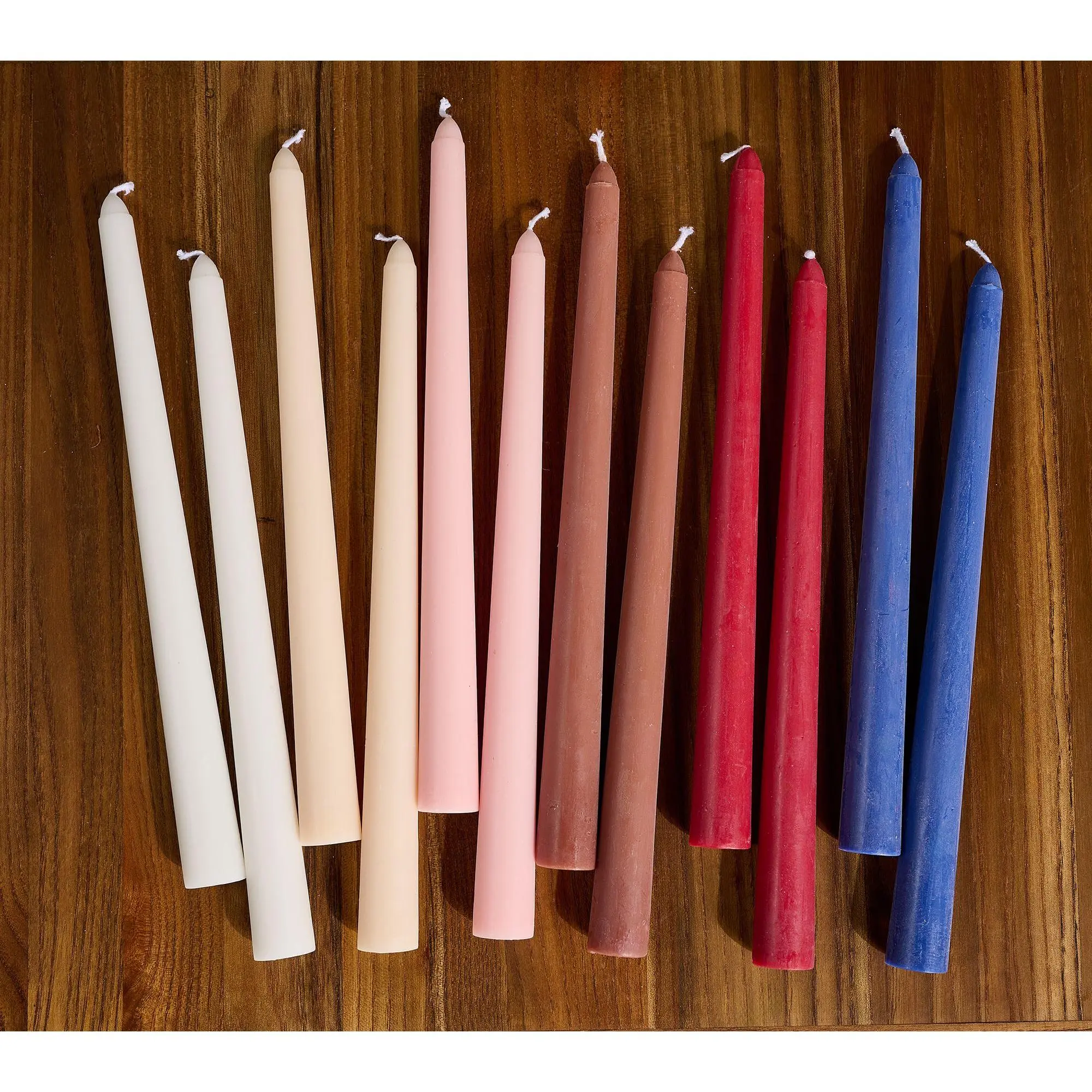 Home Reflections All Seasons 12pc Taper Candle Set
