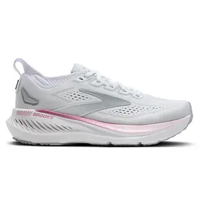 Brooks Women's Glycerin GTS 23 Running Shoes White/Pink Comfortable & Durable for Daily Use Ideal for Active Lifestyle and Casual Wear