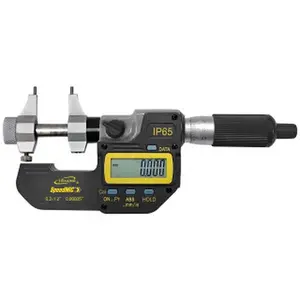 iGaging Quick Action SpeedMic Inside Digital Micrometer, 0.2-1.2" Range, 0.00005"/0.001mm, Wireless Charging, Micro USB Data Output Port, IP65 Protective Rating against Dust & Fluid