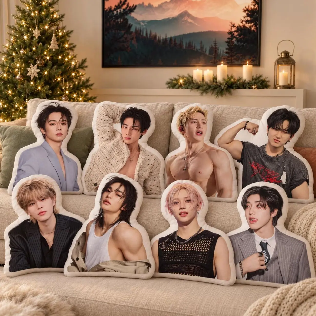 Kpop Custom Plush Pillow, Room Decor, Funny Gift For Lovers