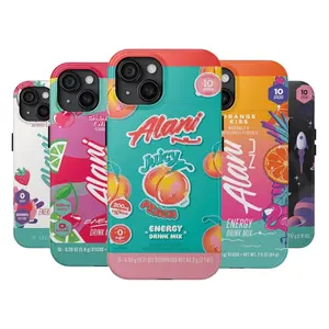 Alani Energy Drink Inspired Double Layer Phone Case | Summer Many Flavors Tough Phone Case for iPhone 16, 15, 14, 13, 12 Pro Max Plus Series
