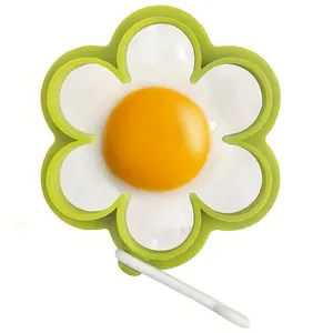 Silicone Egg Mold Heart Shape Boiled Egg Maker, Perfect for Home Use, Ideal for Frying Eggs and Quail Eggs, Creative Kitchen Tool