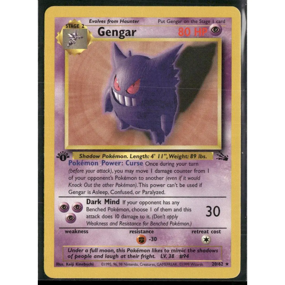 Fossil Gengar (20) #20/62