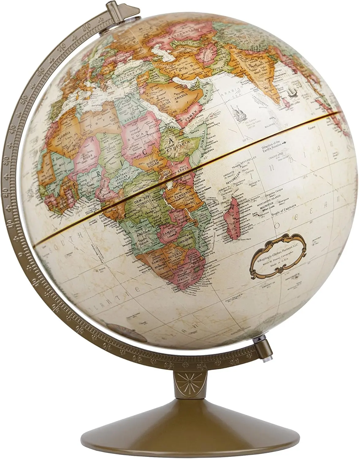 Replogle Franklin 12 inch Diameter Desktop World Globe