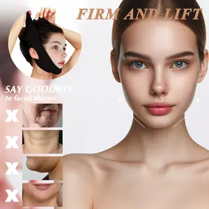 Adjustable V Face Lifting Mask, Effective Double Chin Reduction, Tightening and Firming Facial Skin, Breathable Daily Skincare, Reusable Shaping Bandage, Chin Reducer, Anti Wrinkle Lifting