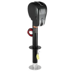 VEVOR Electric Trailer Jack, 3500 lbs, Heavy Duty RV Electric Power Tongue Jack with 2 Way Connector, Memory Function, Crank Handle Weatherproof Jack Cover, 9.5-26.3 Lift, for Trailers Campers