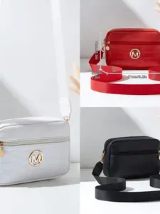 Fashion New Large Capacity Crocodile Pattern Camera Bag, Trendy M Letter Hardware, Versatile Shoulder Bag, Casual Crossbody Shoulder Bag for Women, Crossbody Shoulder Handbag