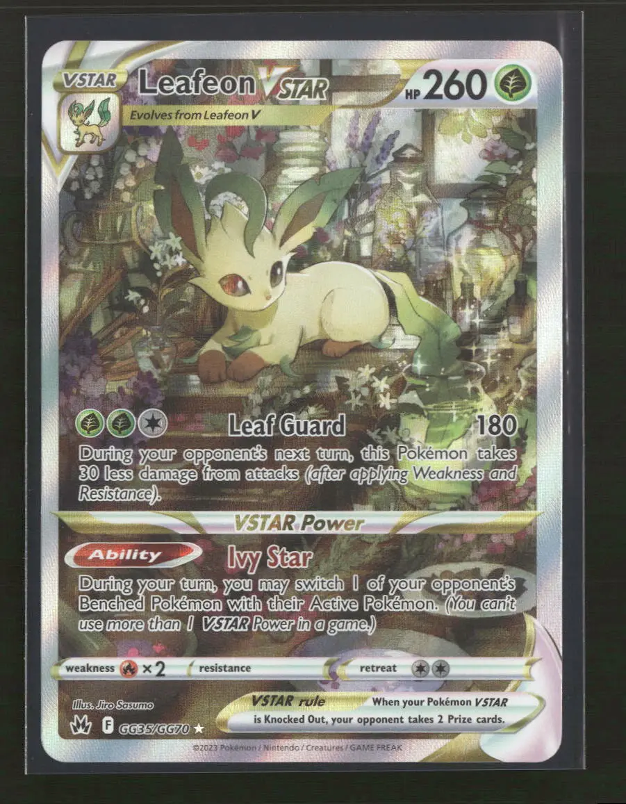 SWSH: Crown Zenith: Galarian Gallery Leafeon VSTAR #GG35/GG70