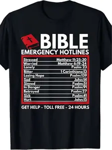 Holy Bible Emergency Numbers- Funny Christian Bibl