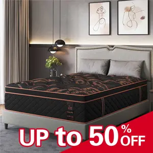 14"12" Twin Full Queen King Size Mattress in a Box Hybrid Spring Memory Foam, Medium Firm Ergonomic Mattress