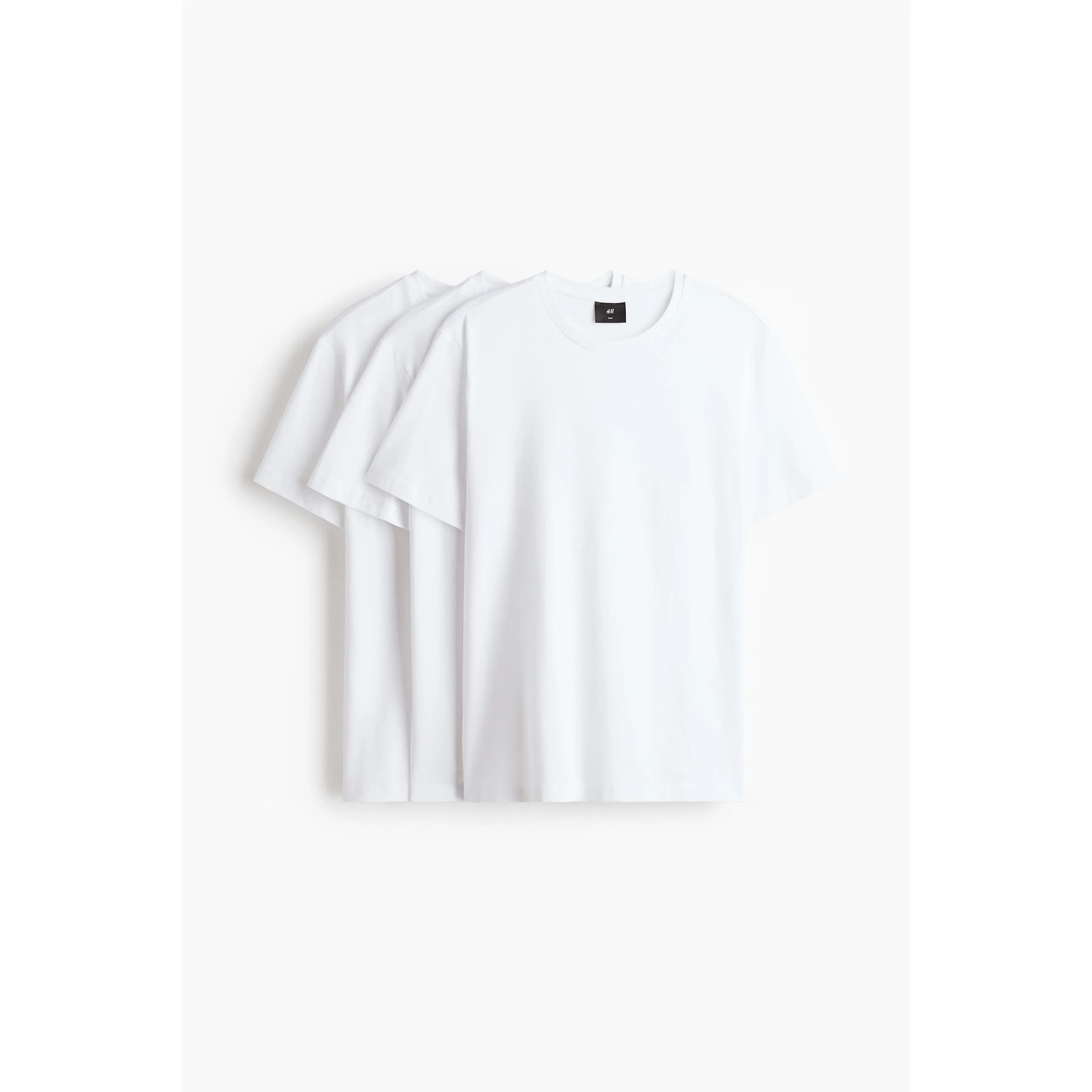 H&M 3-pack Slim Fit T-shirts H&M 3-pack Slim Fit T-shirts