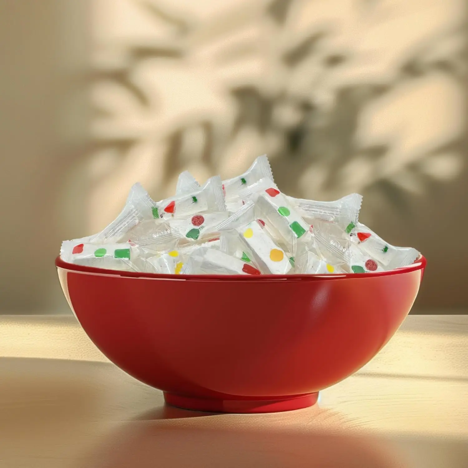 Sweet Bonbon Jujube Nougat Candy 1 lb Vintage Nostalgic Delight with Jelly Fruit Pieces Gluten Free Bulk Soft Candies in Resealable Bag Halloween Trea