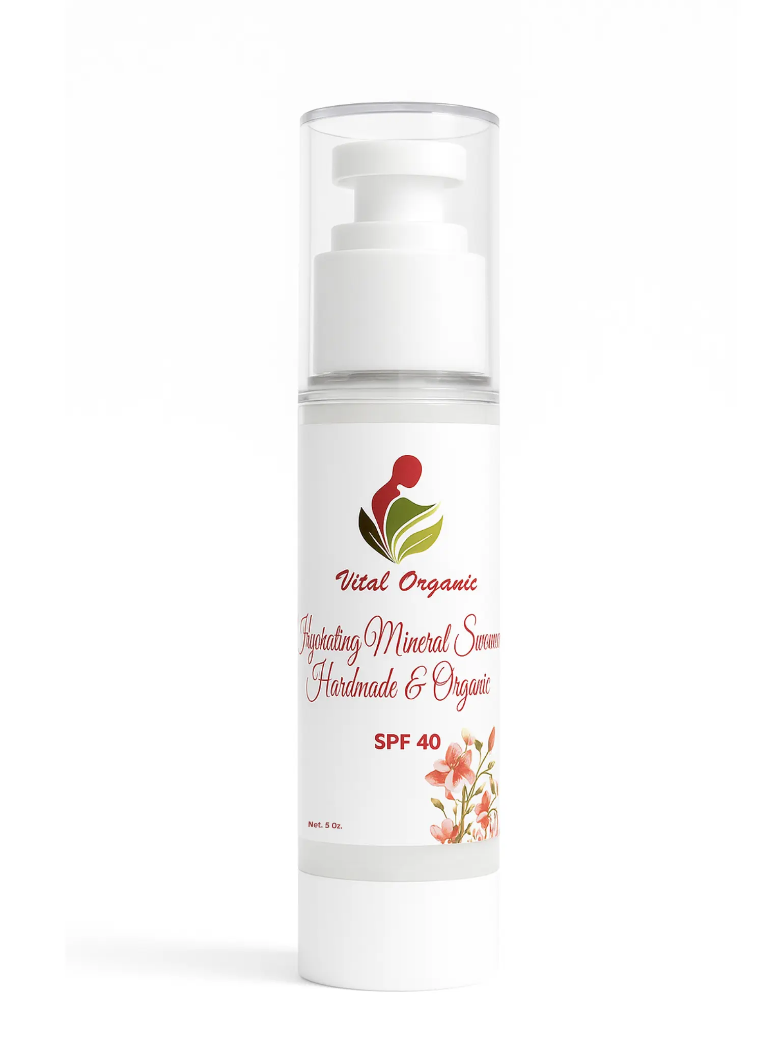 Organic Handmade Facial Sunscreen, A Natural Face Care Solution Formulated to Moisturize and Protect Skin, Daily, Gentle, Hydrate, Cream, All Skin Types, Facial Cream, Moisturizers & Mists, Sunscreen Everyday