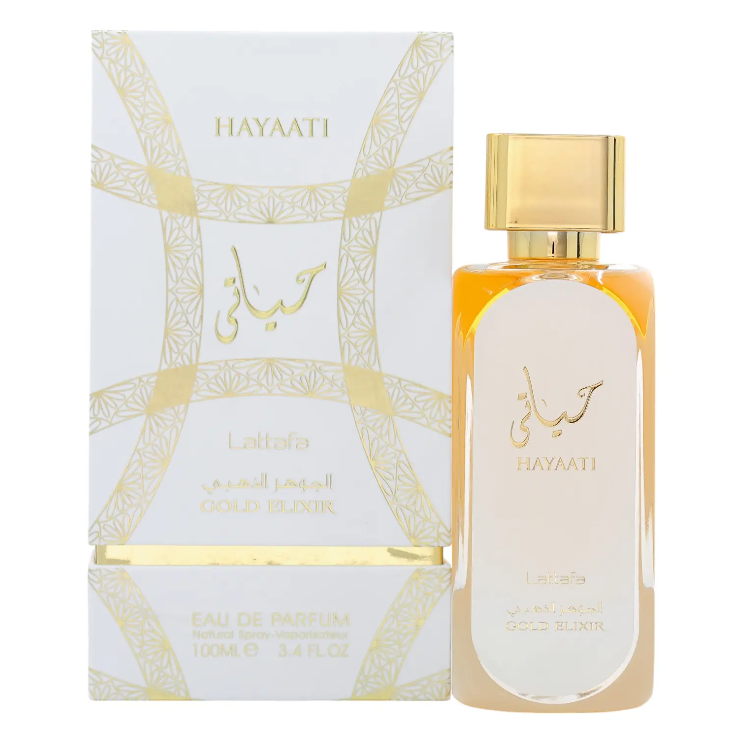 Lattafa Hayaati Gold Elixir Unisex 3.4 oz Eau de Parfum (EDP)