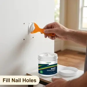 Instant Wall Repair Putty, Fine Texture Paintable, High Density Durable, Strong Coverage Fast Dry, Ideal for Exterior Scratches & Garage Maintenance