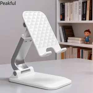 Foldable Cell Phone Stand for Desk,Fully Adjustable Phone Holder,Portable Mobile Stand,Office Accessories,for All Smartphones