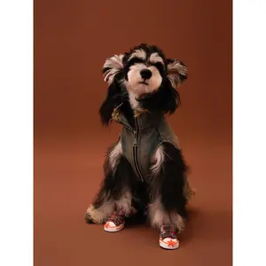 Pet Denim Jacket Vest Cool Shirt Schnauzer West Highland Maltese