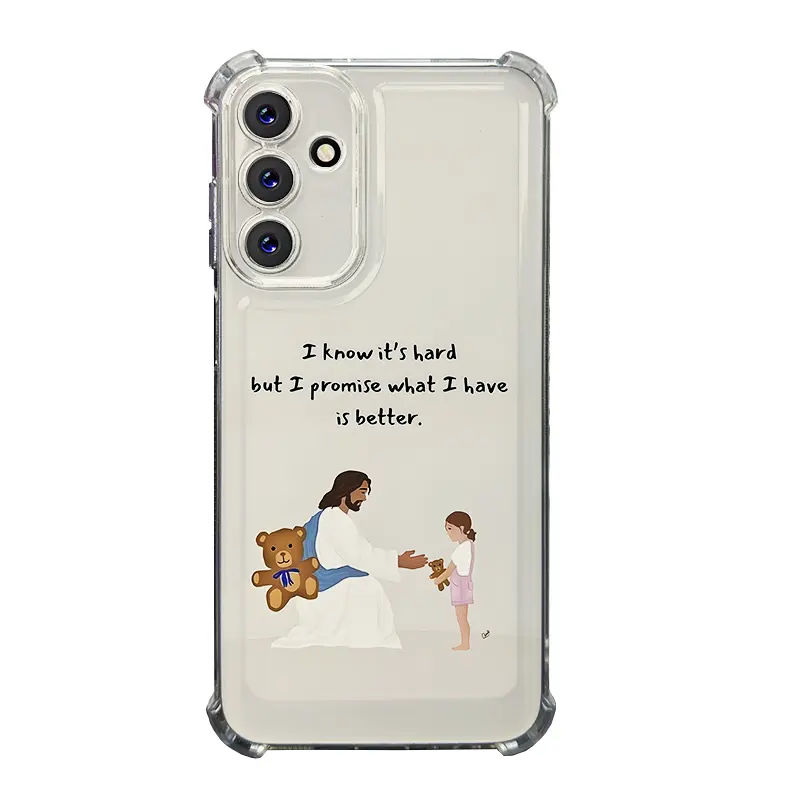 Faith Follows Inspirational Aesthetic Pattern Phone Case For SAMSUNG GALAXY A14 A15 A16 A25 A26 A34 A35 A36 A53 A54 A55 A56 4G 5G Gift Ideas Anti-drop Cellphone Protective Case Soft Transparent Shockproof Mobile Phone Cover, Casing, Accessories, Smartphon