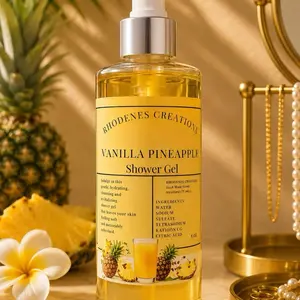 Vanilla-Pineapple Scented Shower Gel