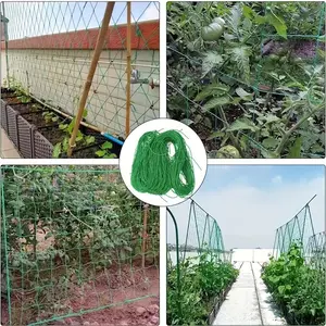 PVC Garden Trellis Net Set of 2, Garden Arch Trellis, Durable Support for Climbing Plants Flowers Vegetables, Easy Installation Weather Resistant, Climbing Planting Stand