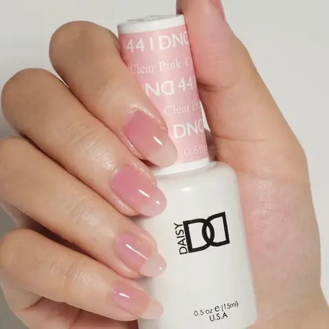 DND 441 Clear Pink Gel and Lacquer Duo nail care nail art