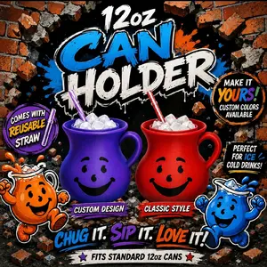 Koolaid Man Can Coozie