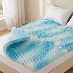 Mattress Topper, Memory Foam Mattress Topper , Lavender Cooling Gel Infused Bed Pad